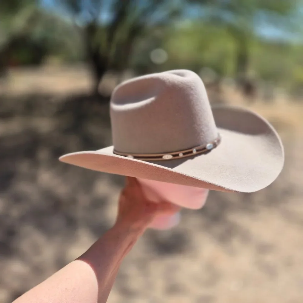 Master Hatters 3X Fawn Ruidosa Two Tone Wool Cowboy Hat  Size 7 Unisex - Picture 6 of 16